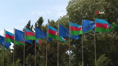 ilham -  - AB Konseyi Başkanı Michel, Azerbaycan Cumhurbaşkanı Aliyev ile bir araya geldi Videosu