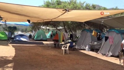 cadir tatili -  Kurban Bayramı tatilinde kamp alanları doldu Videosu