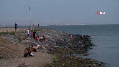 sahil guvenlik -  Samatya açıklarında kaybolan genci arama çalışmalarına ara verildi Videosu
