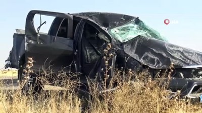 agir yarali -  Şanlıurfa’da kamyonet takla attı: 2 ölü, 3 yaralı Videosu