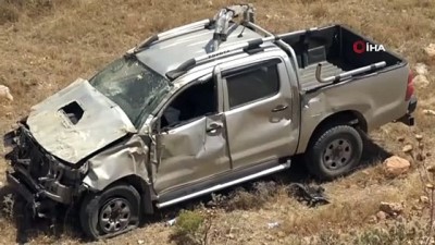 direksiyon -  Kamyonet uçurumdan yuvarlandı: 1 yaralı Videosu