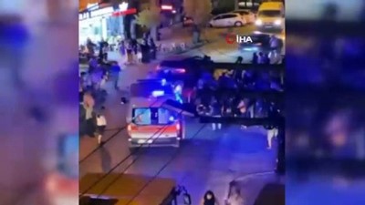  Bursa'da iki motosiklet çarpıştı ortalık savaş alanına döndü