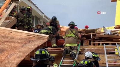 cokme -  - Washington'da inşaat halindeki bina çöktü: 4 yaralı Videosu