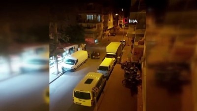  Antalya sokaklarında ehliyetsiz sürücü ile polisin nefes kesen kovalamacası