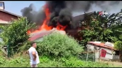 guvenlik onlemi -  Sultanbeyli'de bayram günü çıkan yangın mahalleliyi sokağa döktü Videosu