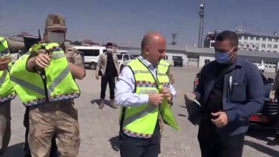bayram trafigi - AĞRI - Vali Varol, helikopterle Ağrı-İran kara yolunda bayram trafiğini denetledi Videosu