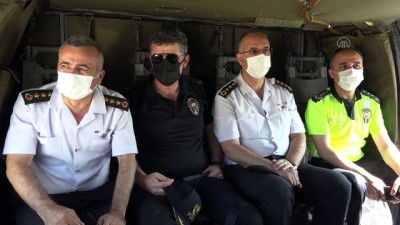 trafik denetimi - ESKİŞEHİR - Jandarma ekipleri helikopter destekli trafik denetimi gerçekleştirdi Videosu
