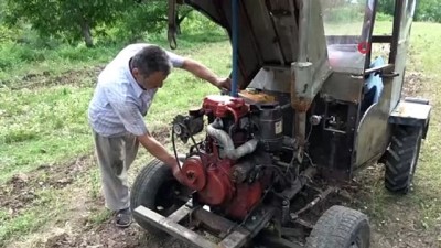meslek lisesi -  Kendi traktörünü yaptı, hedefinde kepçe var Videosu