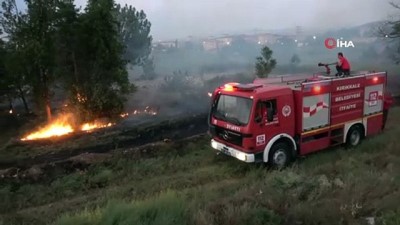  Kırıkkale'de MKE arazinde yangın