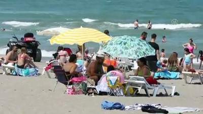 piknik alanlari - SAMSUN - Sıcaktan bunalanlar sahillerde yoğunluk oluşturdu Videosu
