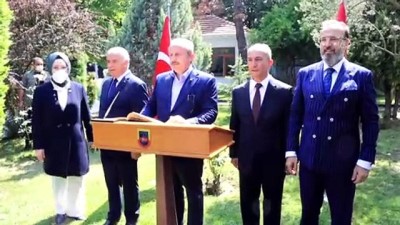 bayramlasma - TEKİRDAĞ - TBMM Başkanı Şentop, bayramlaşma törenlerine katıldı (2) Videosu