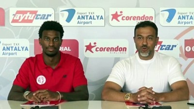 imza toreni - ANTALYA - Fraport TAV Antalyaspor, ABD’li oyuncu Haji Wright ile resmi sözleşme imzaladı Videosu