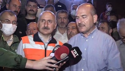 ARTVİN - Bakan Soylu: ''Şu ana kadar bir can kaybı yok, bir aramamız var''