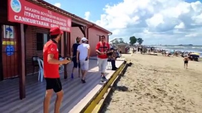 can guvenligi - SAKARYA - Denize girişlere izin verilmiyor Videosu