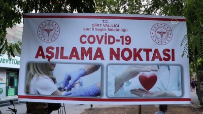 koronavirus - SİİRT - Her gün bir mahallede mobil Kovid-19 aşı çadırı kurulacak Videosu