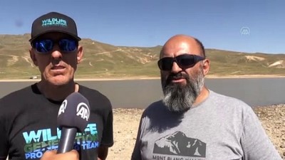 begendik - KAYSERİ - Kamp için Kayseri'ye gelen ABD'li bisikletçiler Erciyes'te çöp topladı Videosu