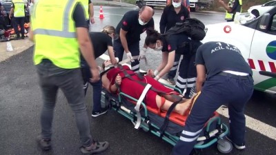 kalp masaji -  Kuzey Marmara Otoyolu’nda feci kaza...Hayata döndürebilmek için dakikalarca çabaladılar Videosu