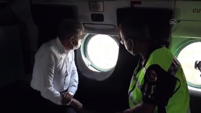 trafik denetimi - VAN - Vali Bilmez, helikopterle trafik denetimi yaptı Videosu