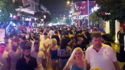 kalaba -  Alanya'da barlar sokağında maske zorunluluğu Videosu