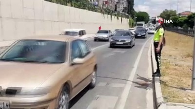 sehir ici -  Bayram sonrası artan trafiğe polis denetimi Videosu
