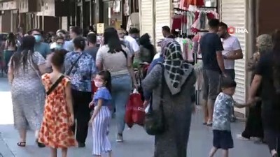 sokaga cikma yasagi -  Bayram sonrası da çarşı ve pazarlar doldu, maskeler unutuldu Videosu