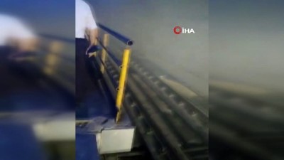 yazili aciklama -  Eyüpsultan’daki metroda hareketli dakikalar Videosu
