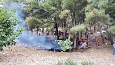 yakin plan -  Kahramanmaraş’ta orman yangını Videosu