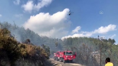 ormanli - OSMANİYE - Orman yangınına müdahale ediliyor Videosu