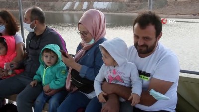 gurbetci -  Sulama amaçlı yapılan gölde ‘Diriliş’ adlı tekne, ilçe nüfusunun 15 katı turist ağırladı Videosu