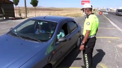 trafik guvenligi -  Aksaray'da bayram tatilinin son günü uygulamalar sıklaştırıldı Videosu