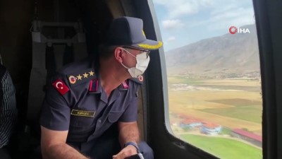 trafik kurallari -  Bayram tatilinin son gününde jandarma havadan trafik denetimi yaptı Videosu
