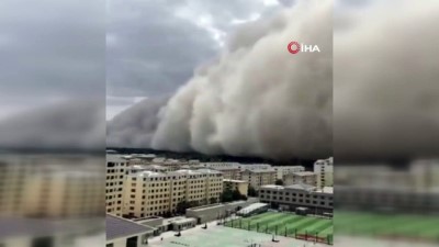 kum firtinasi -  - Çin’i kum fırtınası vurdu Videosu