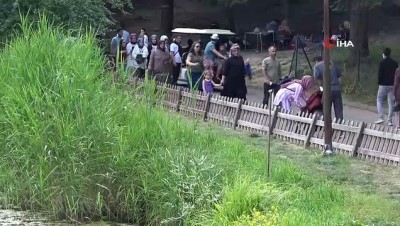 golf arabalari -  Gölcük Tabiat Parkı’nda tatilci yoğunluğu Videosu