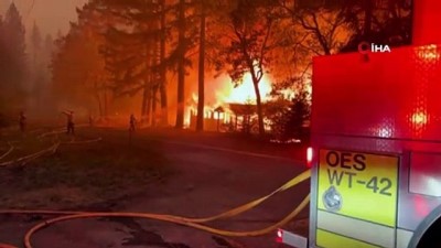  - Kaliforniya'daki en büyük orman yangını evleri küle çevirdi