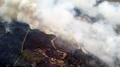 zeytinlik - ROMA - Sardinya Adası'ndaki yangın nedeniyle 1500'den fazla kişi tahliye edildi Videosu