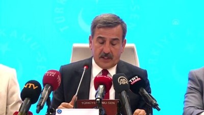 memur maaslari - ANKARA - Türkiye Kamu-Sen, kamu görevlileri için 600 lira seyyanen zam, 2022'de yüzde 21, 2023'te yüzde 17 artış istedi Videosu