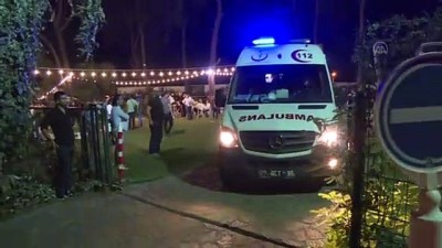 salar - ANTALYA - Kır düğünü yapılan alandaki ağacın devrilmesi sonucu 10 kişi yaralandı Videosu