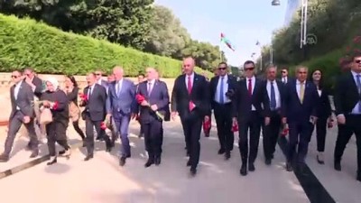 esenli - BAKÜ - AK Parti heyeti Azerbaycan'da şehitlikleri ziyaret etti Videosu