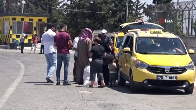 sinir kapisi -  Bayramı ülkelerinde geçiren Suriyelilerin dönüşü başladı Videosu