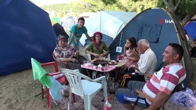 agacli -  Eğirdir Gölü çadır kampının merkezi oldu Videosu