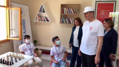 olta - MERSİN - Bakan Selçuk, Mersin Bilim Köyü'nü ziyaret etti Videosu