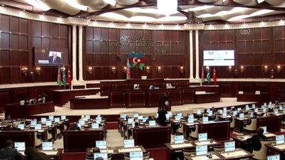 BAKÜ - TBMM Başkanı Şentop, Azerbaycan-Pakistan-Türkiye Parlamento Başkanları Birinci Toplantısı'na katıldı