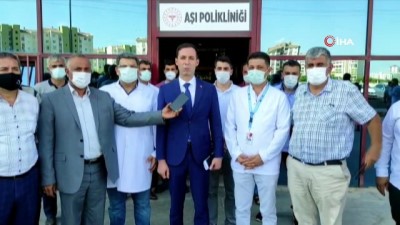 kapanma -  Diyarbakır’da MHP il başkanlığından aşı kampanyasına destek Videosu