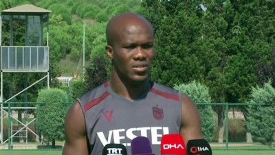 İSTANBUL - Trabzonsporlu futbolcu Nwakaeme: ''Hedefimiz sezona iyi başlamak. İyi başlamanın yanında iyi de bitirebilmek''