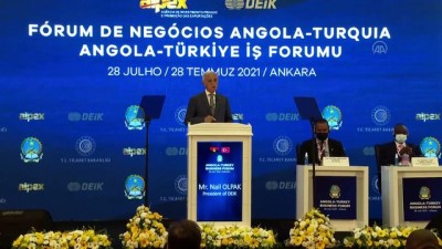 is insanlari - ANKARA - DEİK Başkanı Olpak, Türkiye-Angola İş Forumu'nda konuştu Videosu