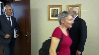 ANKARA - Kemal Kılıçdaroğlu, KESK heyetini kabul etti