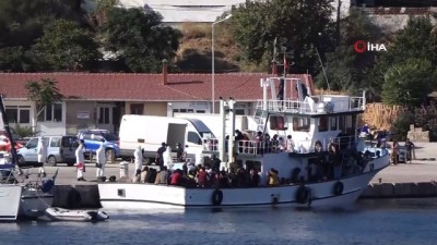balikci teknesi -  Çanakkale’de balıkçı teknesine operasyon: 231 düzensiz göçmen yakalandı Videosu