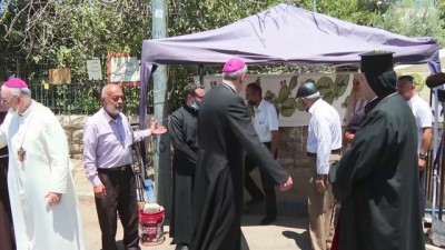 yazili aciklama - KUDÜS - Hristiyan din adamlarından Şeyh Cerrah Mahallesi sakinlerine destek ziyareti Videosu