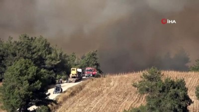  Osmaniye’de orman yangını kontrol altına alma çalışmaları sürüyor