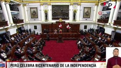 bagimsizlik -  - Peru’da Pedro Castillo Devlet Başkanı olarak yemin etti Videosu